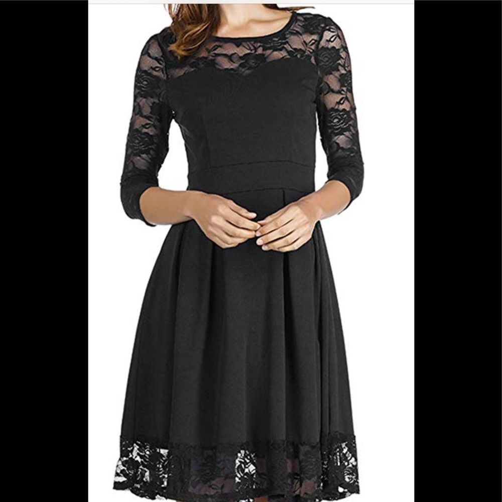 NWOT Gorgeous Dress with lace!! - Picture 1 of 1